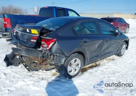 2013 Honda Civic Lx из США, поврежденный, VIN 2HGFB2F58DH572620